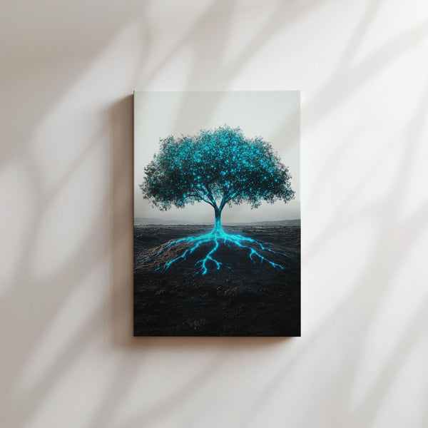 Illuminated Tree Roots