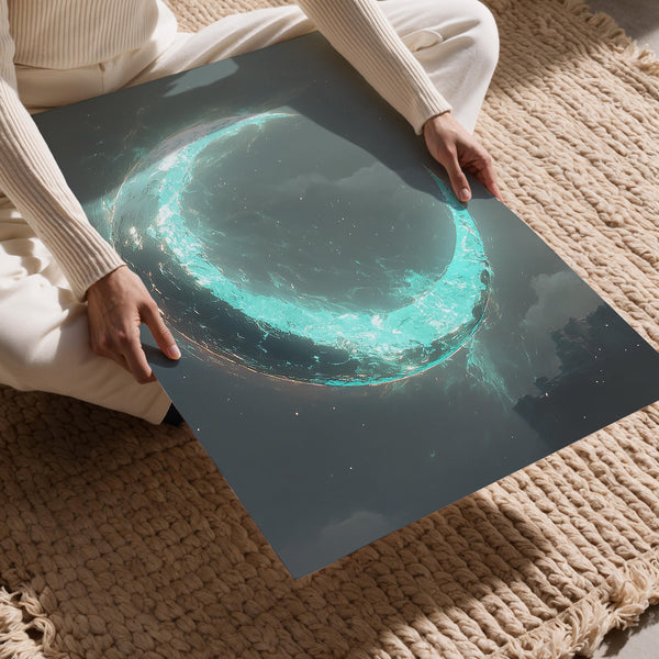 Celestial Crescent Moon