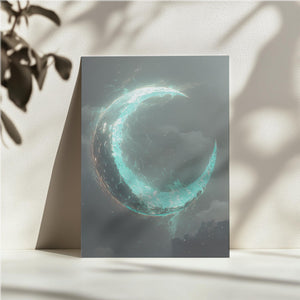 Celestial Crescent Moon