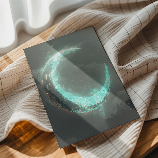 Celestial Crescent Moon