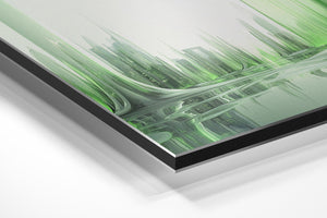 Green Futuristic Cityscape