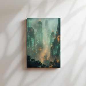 Mystical Foggy Metropolis