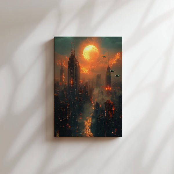 Solar Metropolis Sunset