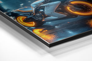 Neon Hypercycle at Night