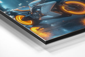 Neon Hypercycle at Night