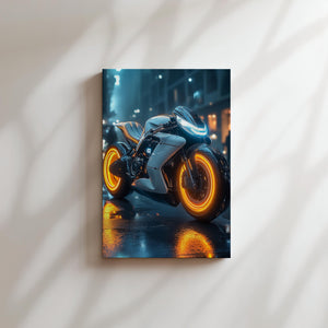 Neon Hypercycle at Night