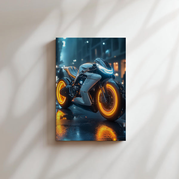 Neon Hypercycle at Night