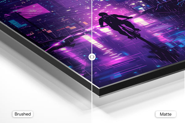 Neon Cyclist in Rain