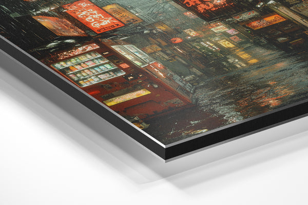 Rainy Vending Street