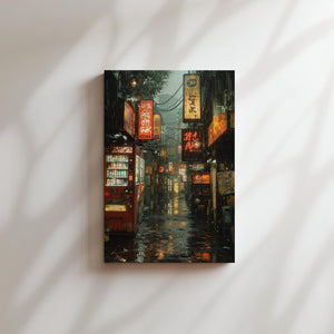 Rainy Vending Street