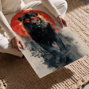 Lion with Solar Flare