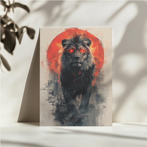 Lion with Solar Flare