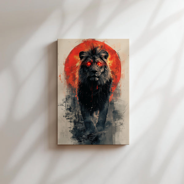 Lion with Solar Flare