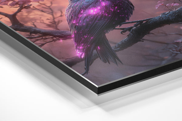 Cyber Cherry Blossom Bird