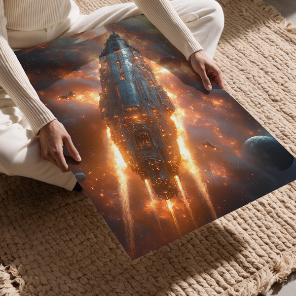 Burning Star Cruiser